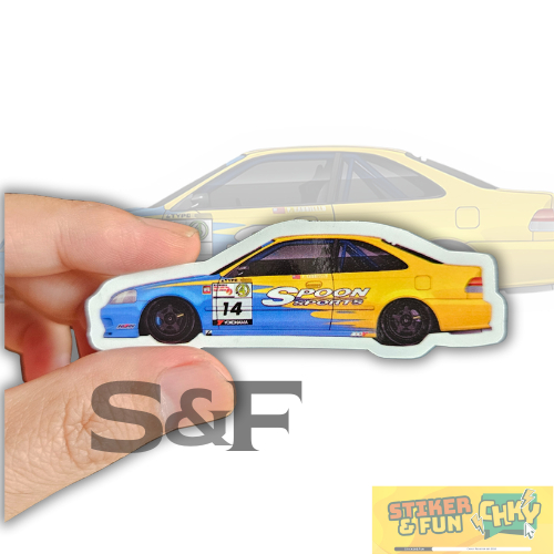 

Stiker Sticker Pack Vinyl Laminasi CIVIC SPOON SEDAN