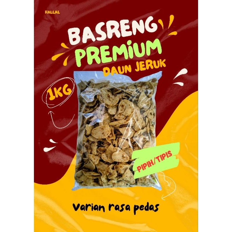 

basreng premium daun jeruk pedas 1kg