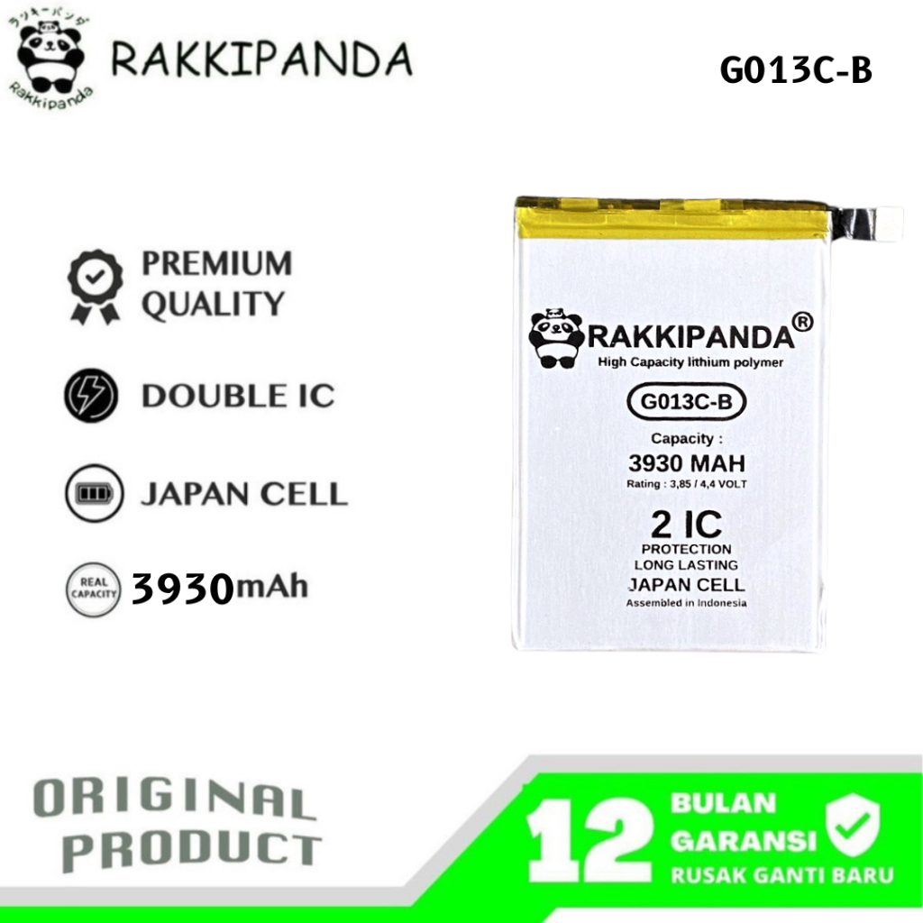 RakkiPanda - G013C-B Pixel 3XL Batre Batrai Baterai