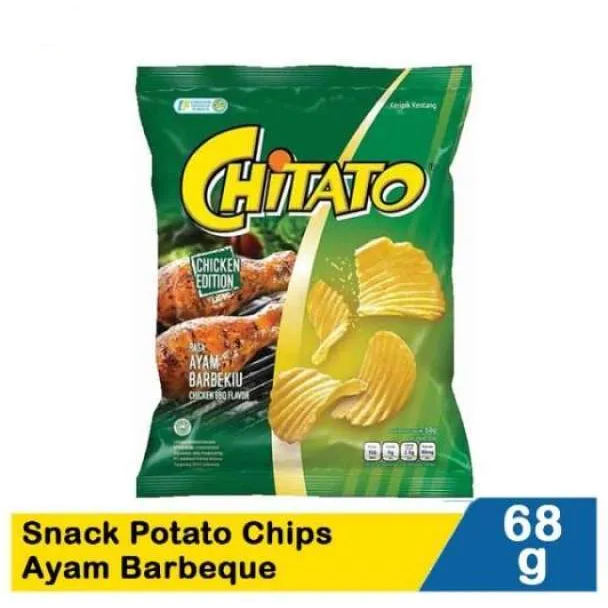 

CHITATO SNACK POTATO CHIPS AYAM BARBEQUE PCK 68g