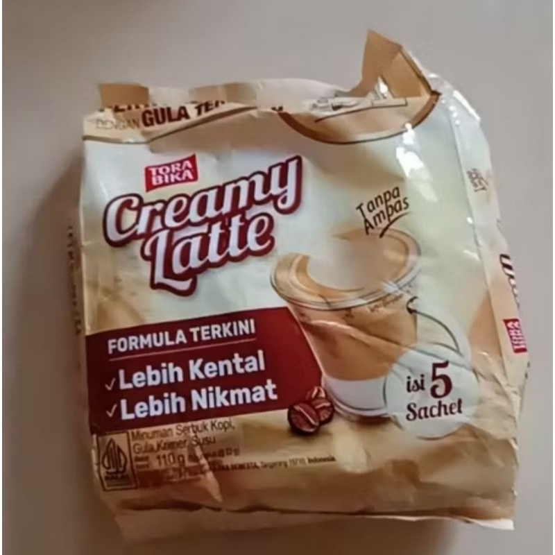 

KOPI SUSU TORABIKA CREAMY LATTE 115gr ISI 5PC