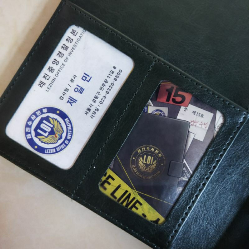 (ready stock, baca deskripsi) Casebook Package Police Lezhin Official Lezhin Project Casebook Packag