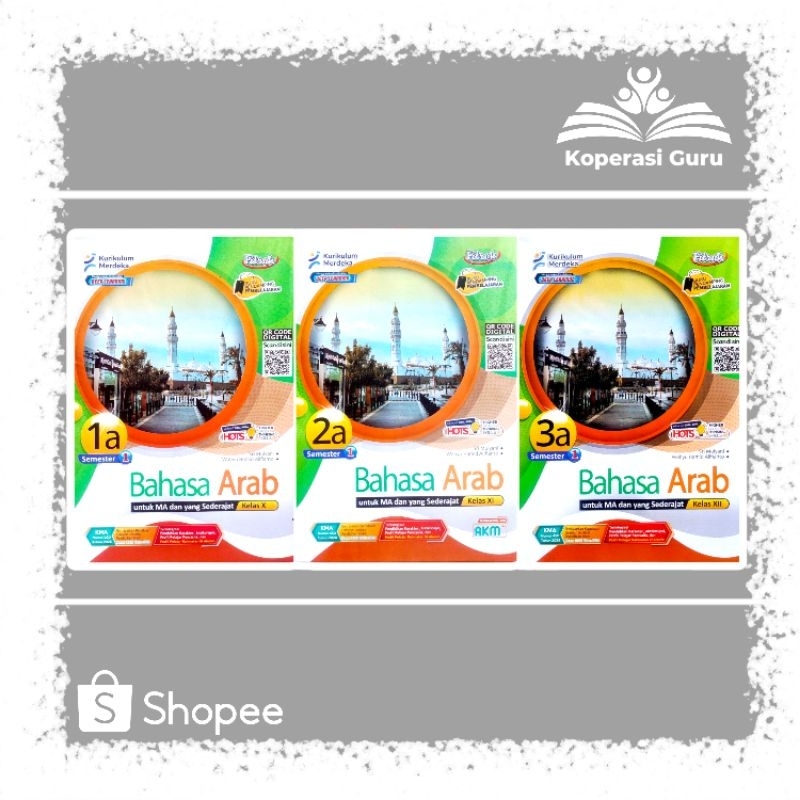 Lks Fitrah Bahasa Arab KMA 450 MA Kls 10,11 & 12 Semester 1 2025