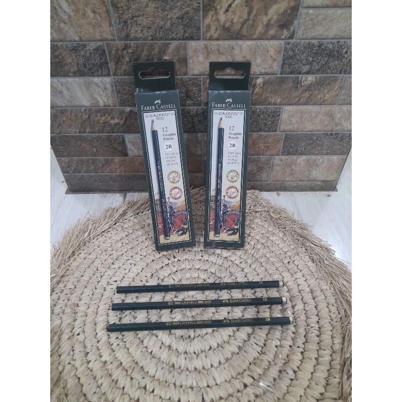 

pensil 2B faber castell/pensil ujian komputer 12 pcs 1 pack
