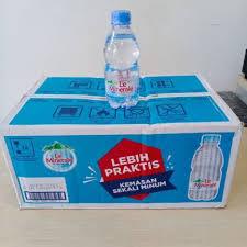 

Air minum merk LEMINERALE kemasan botol 330 ml per karton isi 24 botol