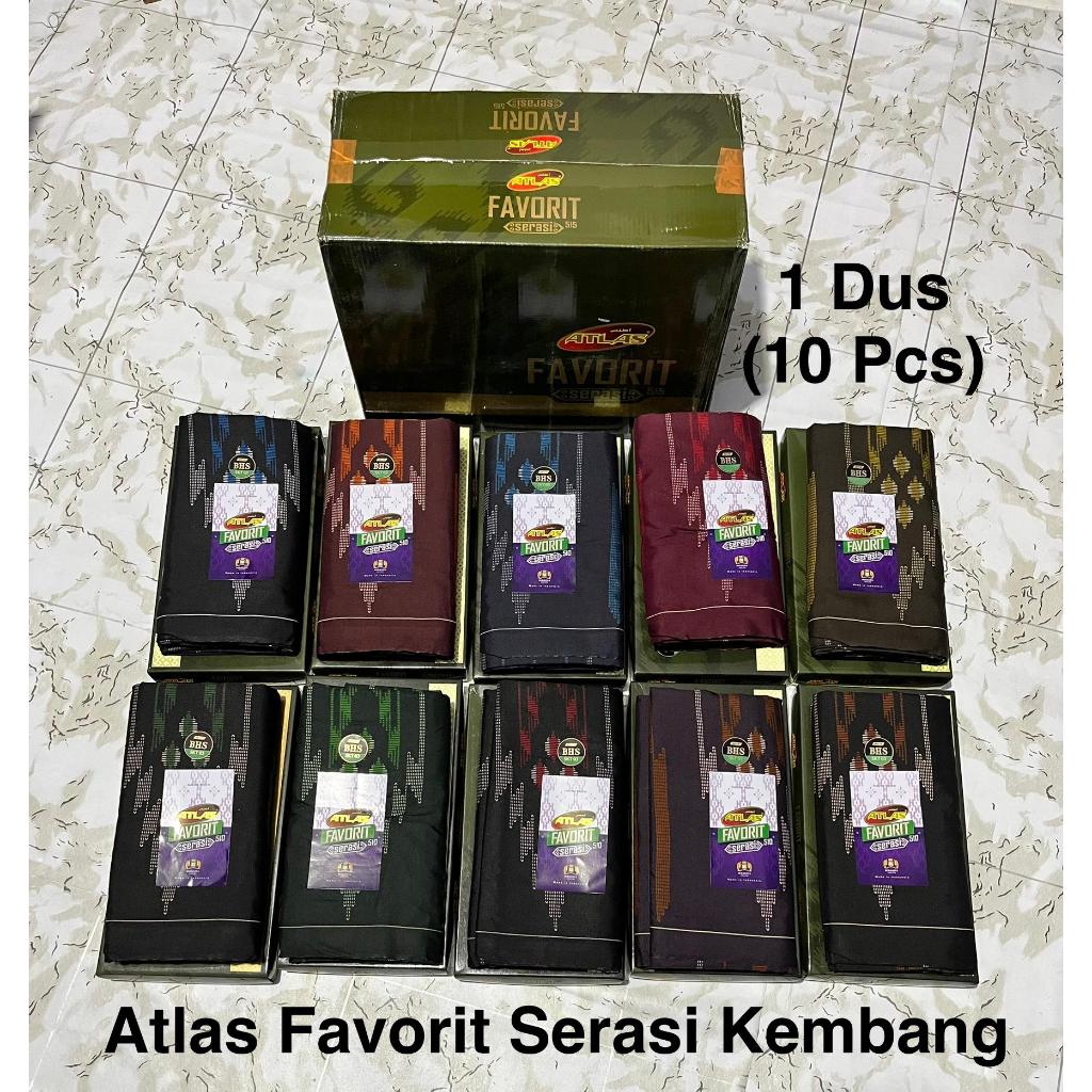 Sarung Atlas Favorit Serasi 510 Motif Kembang Kodian Grosir 1 Dus