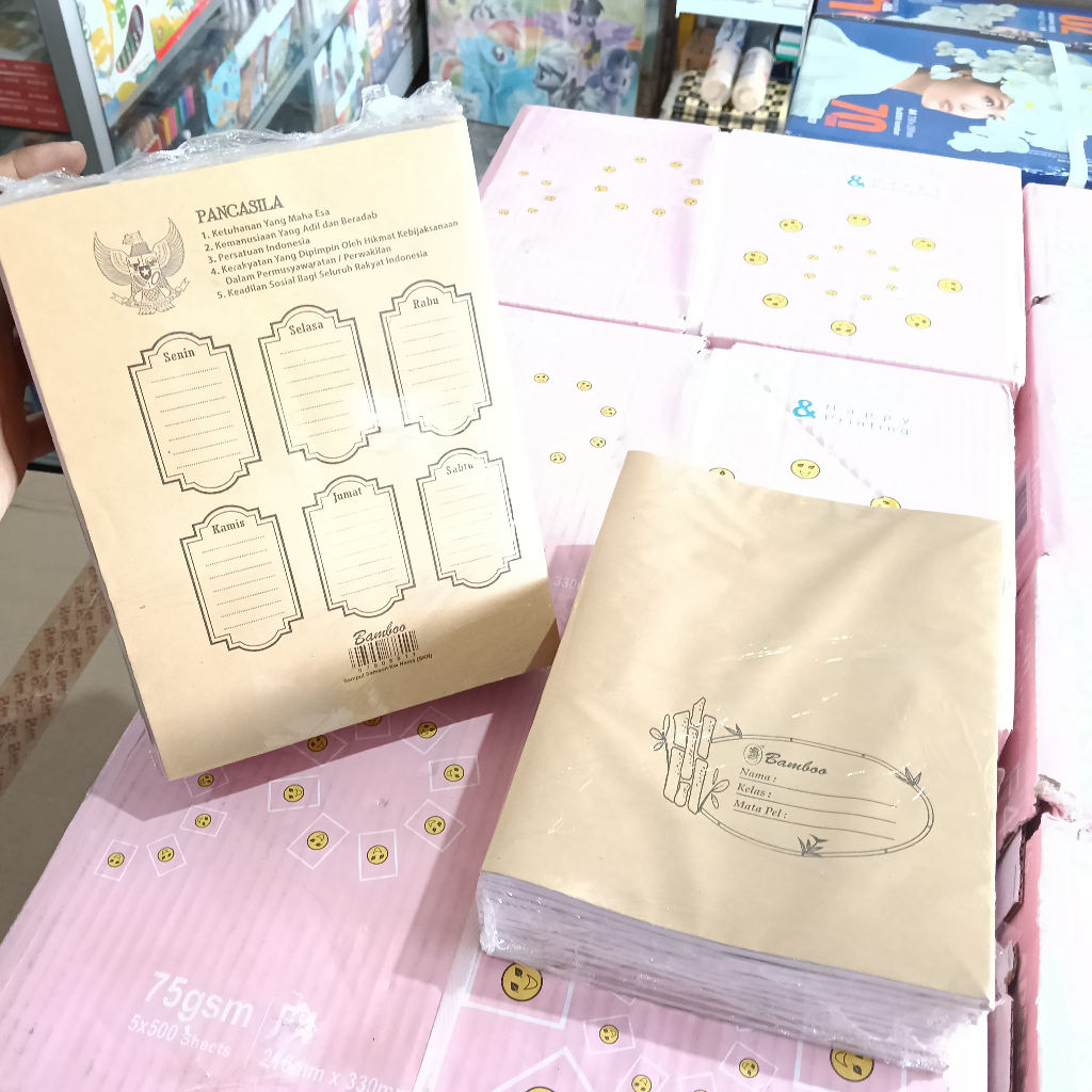 

BUKU SEKOLAH SIDU 38 58 LEMBAR SAMPUL 1 PAK ISI 10 - SUDAH DISAMPULKAN