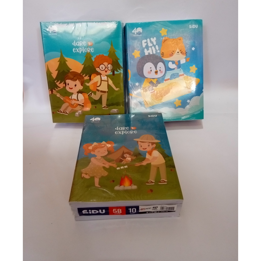 

Buku Tulis Sidu 58 Lembar 1 Pack ( 10 Buku )