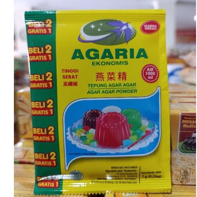 

Agar-agaria warna merah 7gr