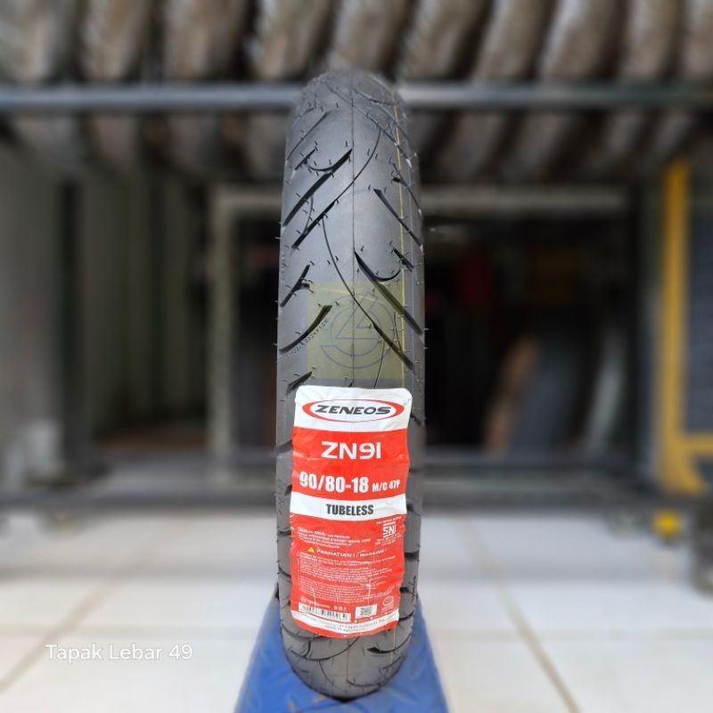 Ban ZENEOS ZN91 90.80.18 Ring 18 Tubeless Ban Harian Touring dan Custom Classic Untuk Motor Megapro 