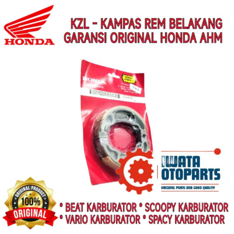 KZL KAMPAS REM BELAKANG HONDA BEAT KARBU, KAMPAS REM BELAKANG HONDA VARIO KARBU, KAMPAS REM BELAKANG