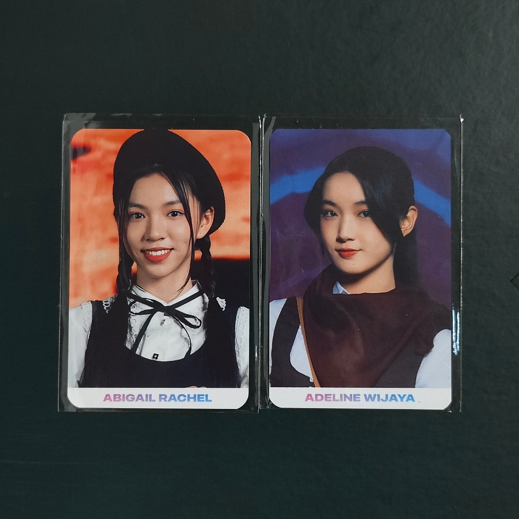 Bundling Photocard PC Official JKT48 Road To Sousenkyo 2024 RTS - Abigail Rachel Aralie & Adeline Wi