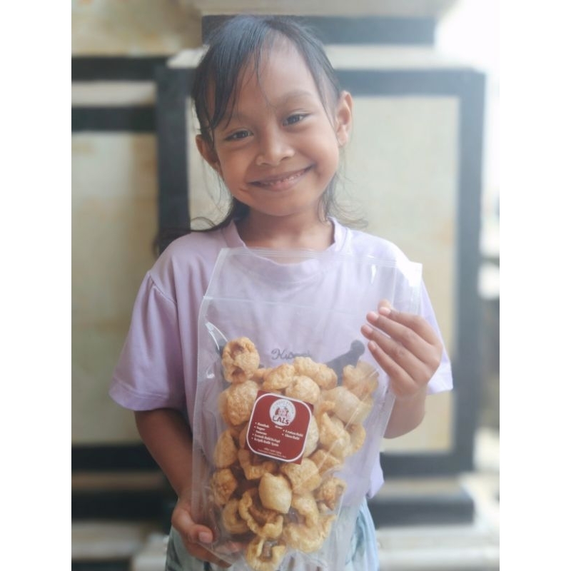 

Kerupuk SAMCAN Babi/Kerupuk Babi enak gurih kriuk/ kerupuk Kriuk /kerupuk gurih