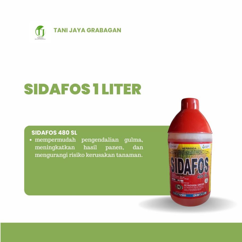 HERBISIDA SISTEMIK SIDAFOS 1LITER