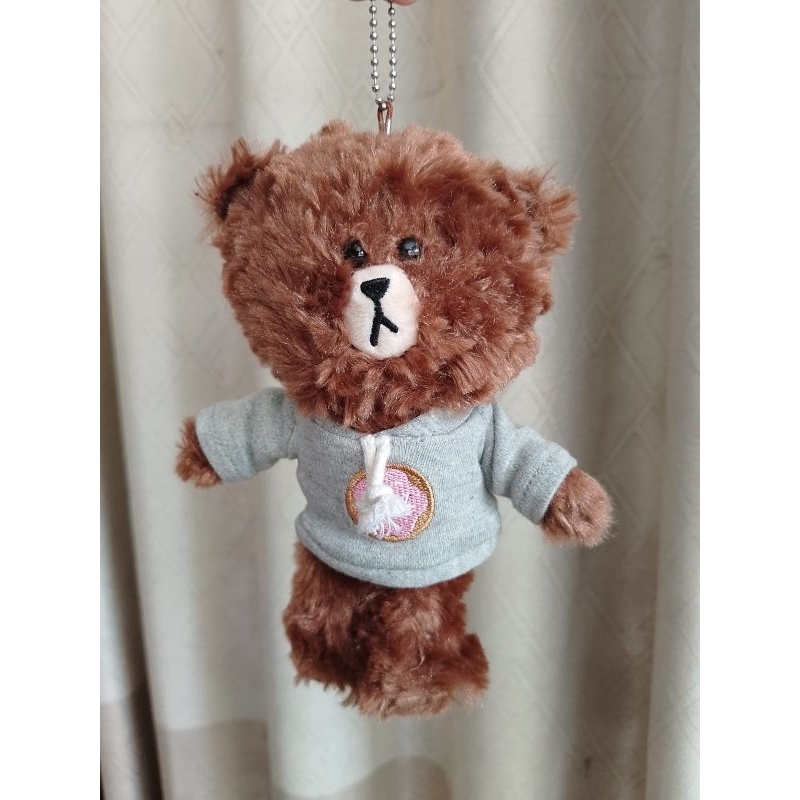 Gantungan Kunci Brown Line Original