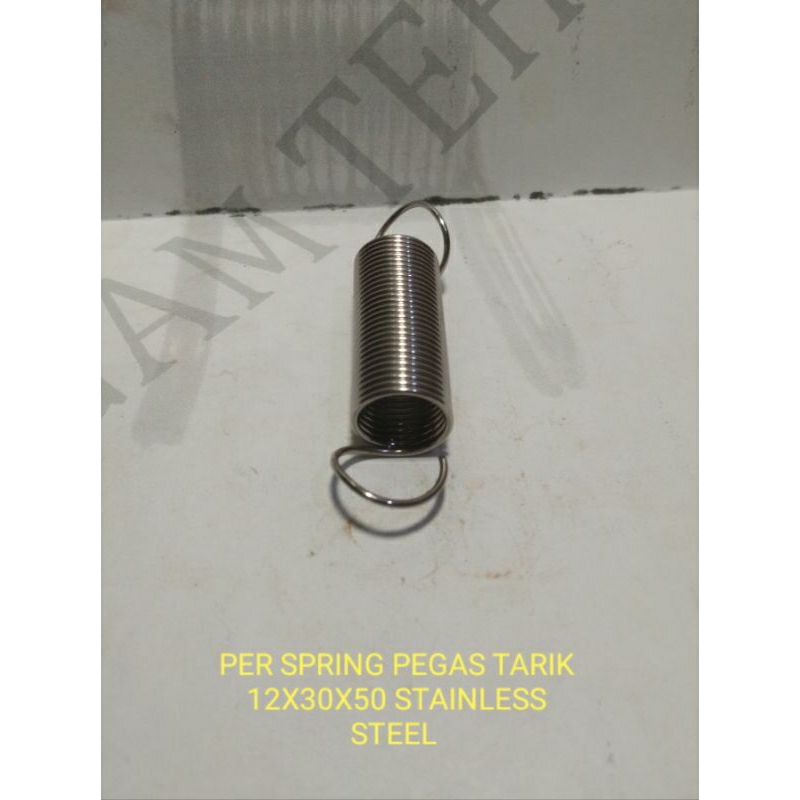 PER SPRING PEGAS TARIK 12X30X50X1 STAINLESS STEEL