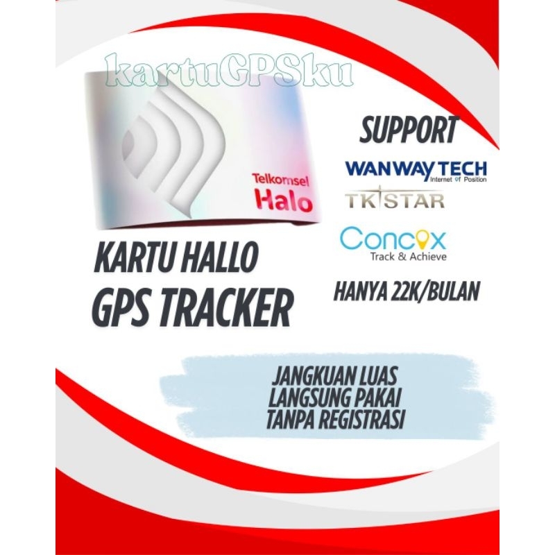 Kartu GPS tracker kartu halo GPS