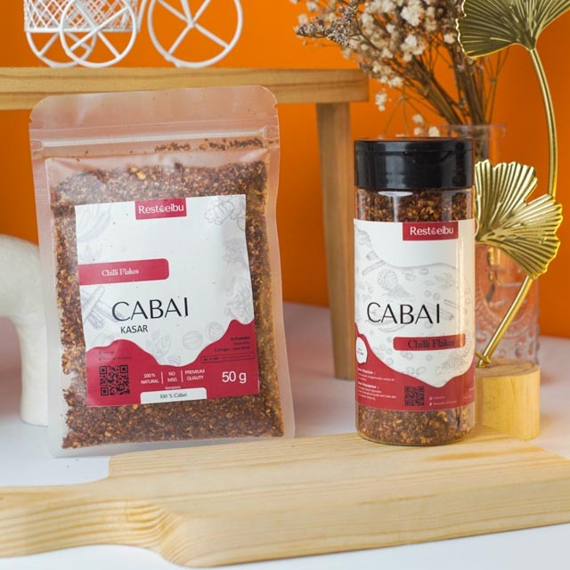 

RESTOEIBU Cabai Kasar - Chilli Flakes Bumbu Dapur Rempah