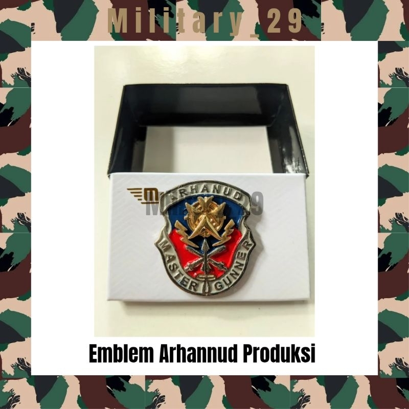 Emblem Arhanud TNI AD Produksi | Emblem Baret Arhanud | Emblem Arhanud TNI AD
