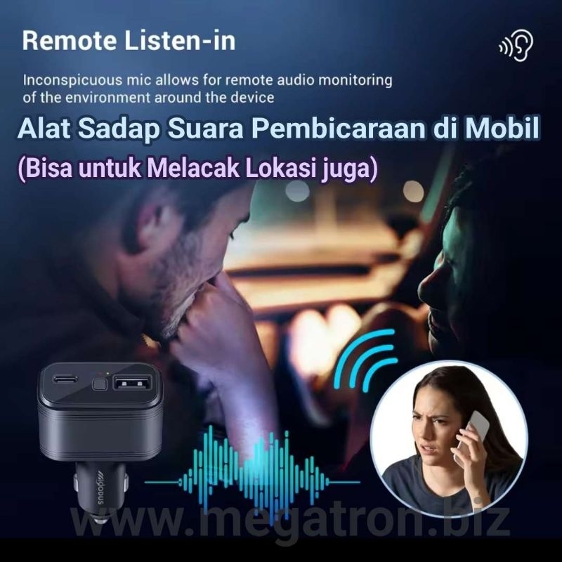 Alat Sadap Suara di Mobil jarak jauh berbasis GSM -Bisa untuk Lacak Lokasi juga