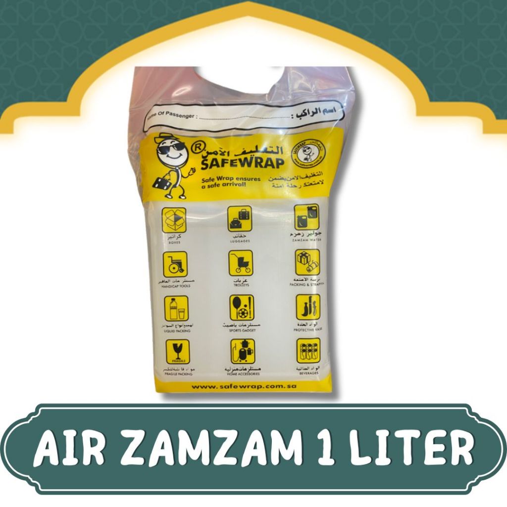 

OLEH OLEH HAJI DAN UMROH AIR ZAM ZAM 1LITER I AIR ZAM ZAM ASLI MEKKAH I AIR SUCI ZAM ZAM ARAB SAUDI I ZAMZAM MEKKAH I ZAMZAM NONBARCODE