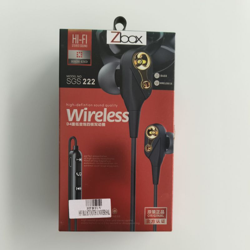 Headset bluetooth Zbox