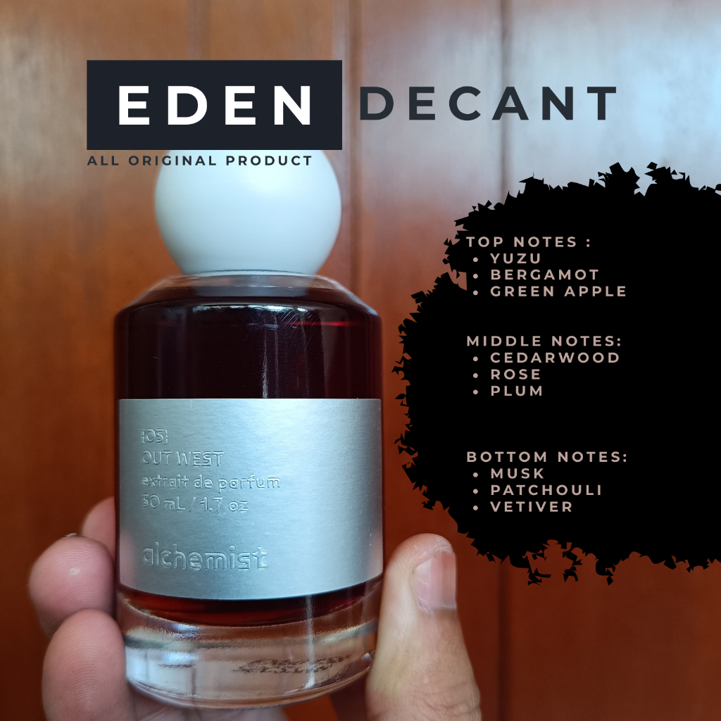 Alchemist Fragrance OUTWEST - ExDP / Eden Decant Parfum / Share In Jar / Travel Size