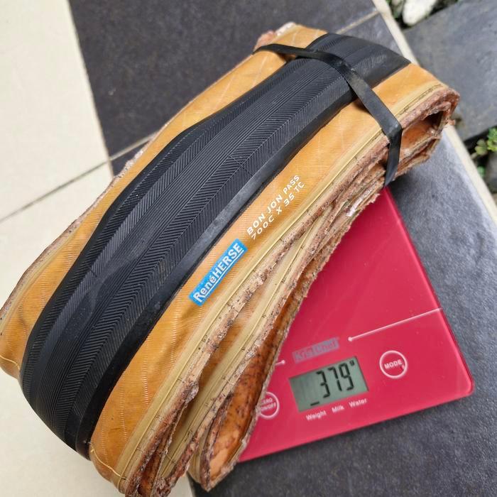 SECOND GARANSI 2023 RENE HERSE Bon Jon Pass 700c x 35 brown tan tanwall skinwall gumwall 700x35 35c 