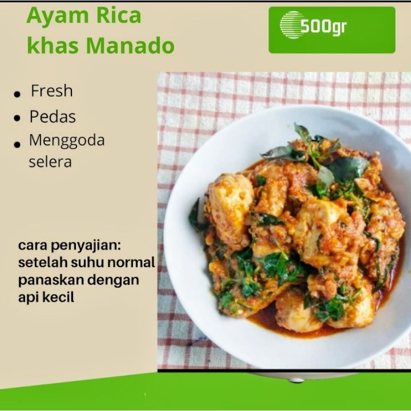 

Bebek presto rica rica, ayam rica rica Frozen