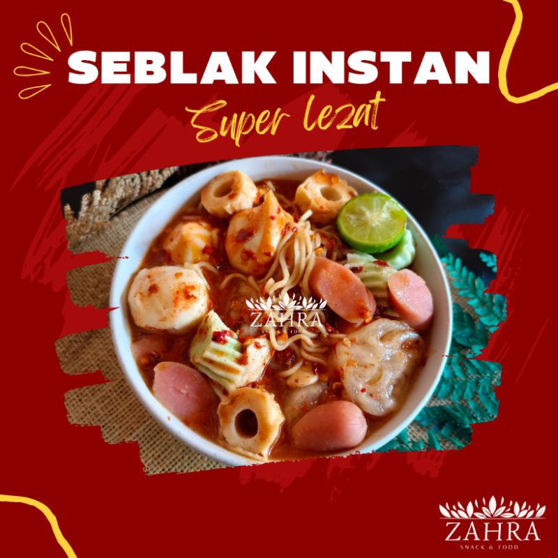 

❤ TERMURAH ❤ Seblak Instan Seafood Komplit By ZF