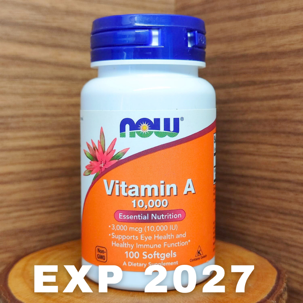 Now Foods Vitamin A 10,000 IU 100 softgels