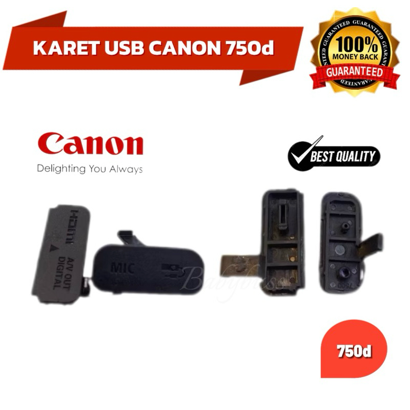 Rubber karet Tutup USB canon 750d camera