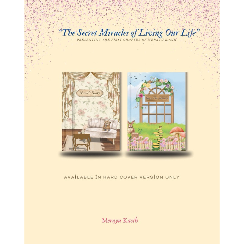 

Notebook Custom Cantik Aestetik Fairy Tale Buku Shabby Floral