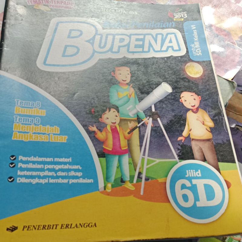 Bupena untuk SD Gareng MI kelas 6 jilid 6d kurikulum 2013 revisi