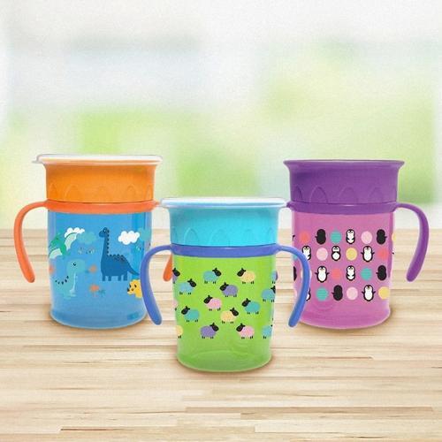 Baby Safe Sipper Cup Botol Minum Anak 360 Derajat Anti Tumpah 270 ml AP013
