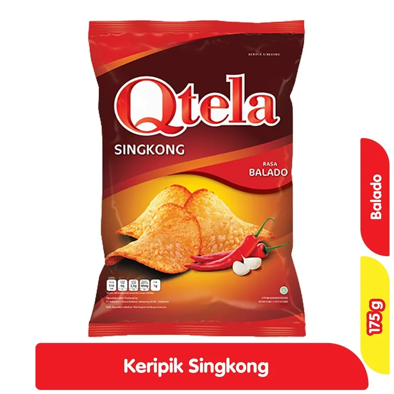 

QTELA KERIPIK SINGKONG BALADO PCK 175g