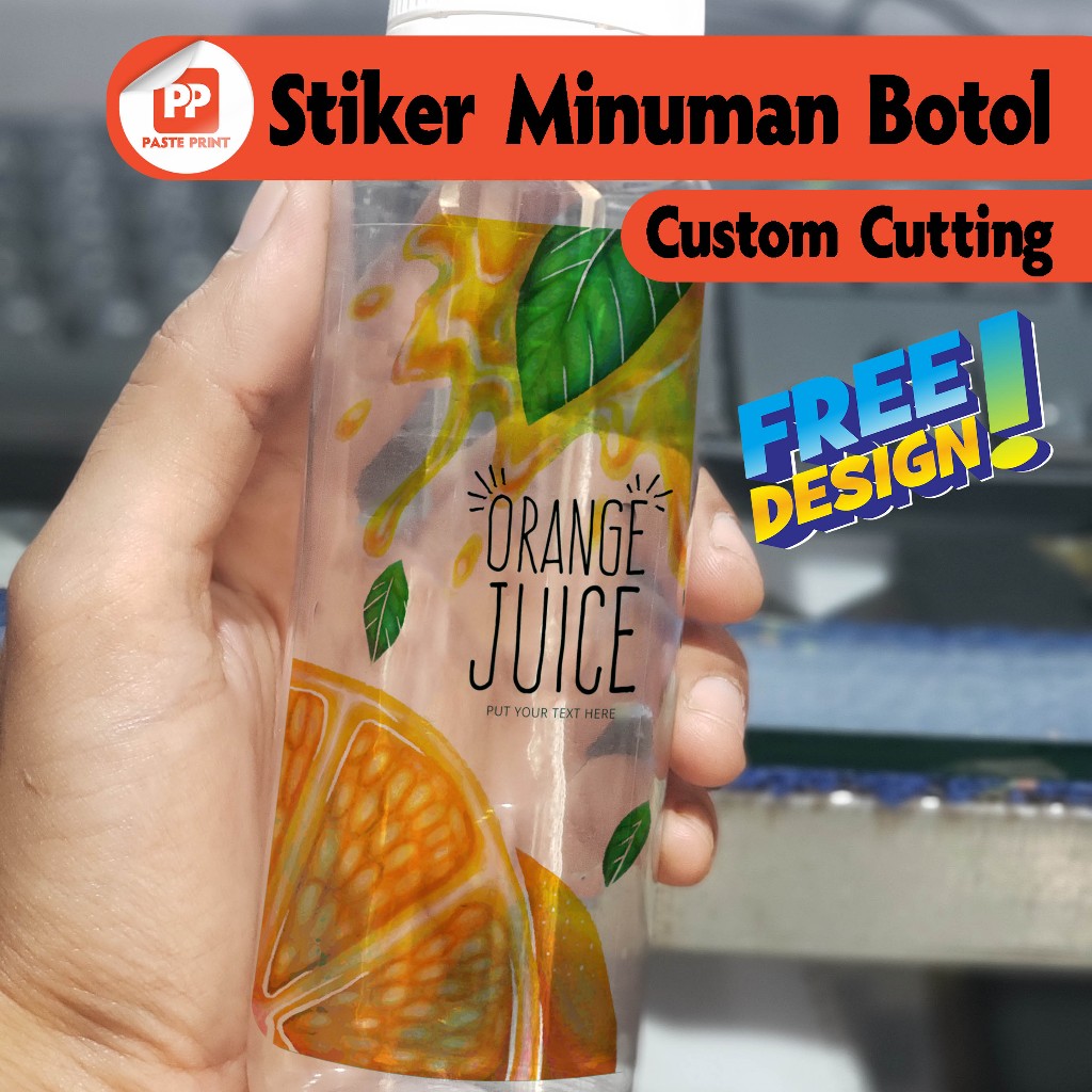 

Cetak Stiker Label Minuman Botol Anti Air Custom