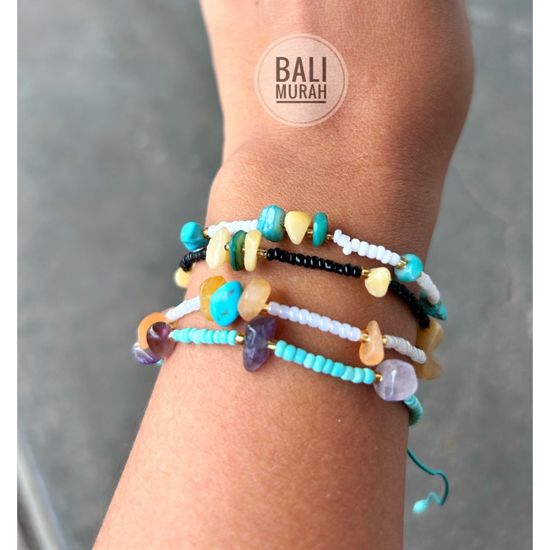 GELANG STONE BALI | GELANG BATU ALAM ASLI