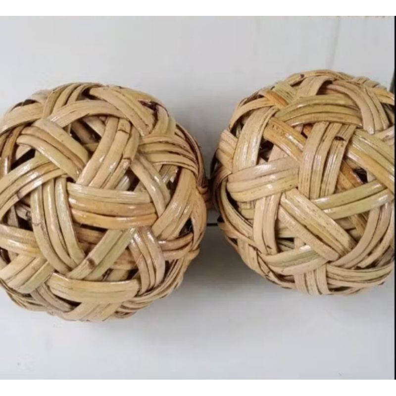 Bola Takraw Bahan Rotan Asli