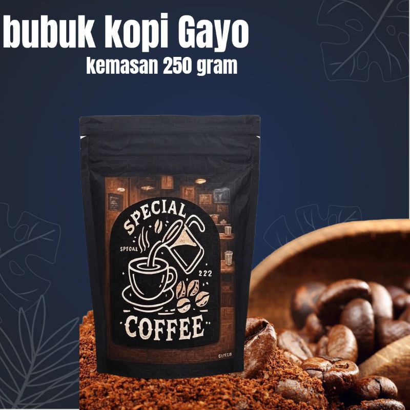 

bubuk Kopi Gayo giling halus 250 gram