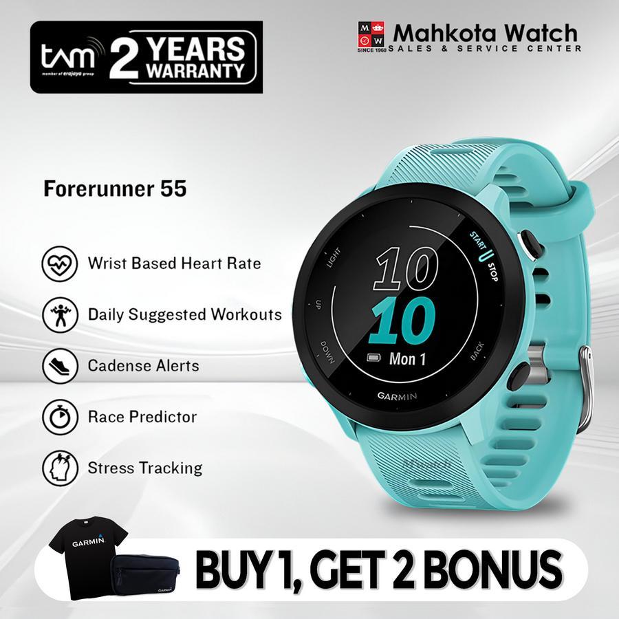 JAM TANGAN PRIA Garmin Forerunner 55 - Aqua