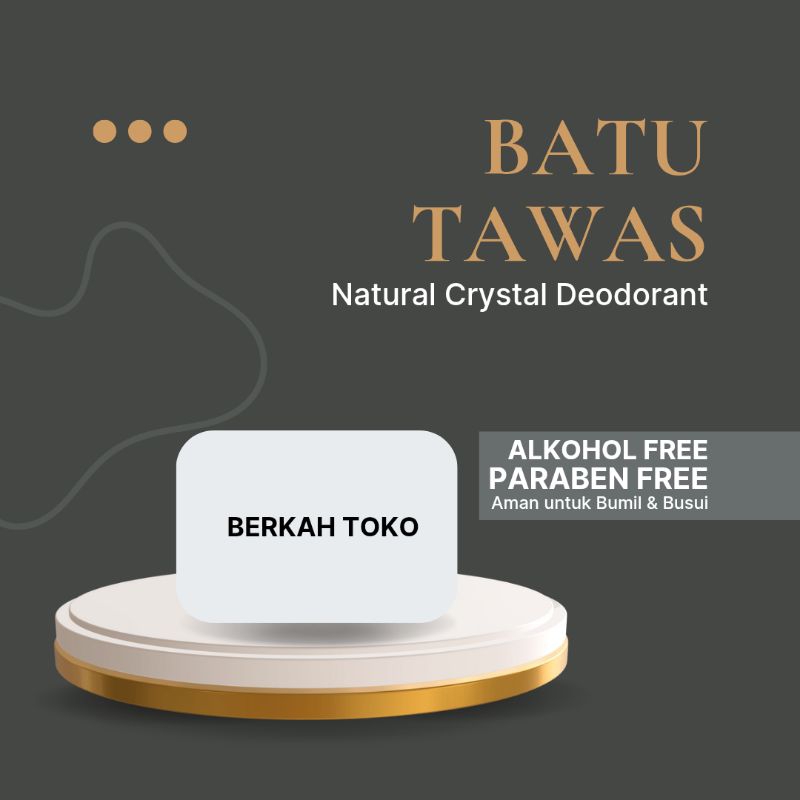Natural Deodorant Tawas Spray Batu Tawas Deodoran Tawas Ketiak Deodorant Alami