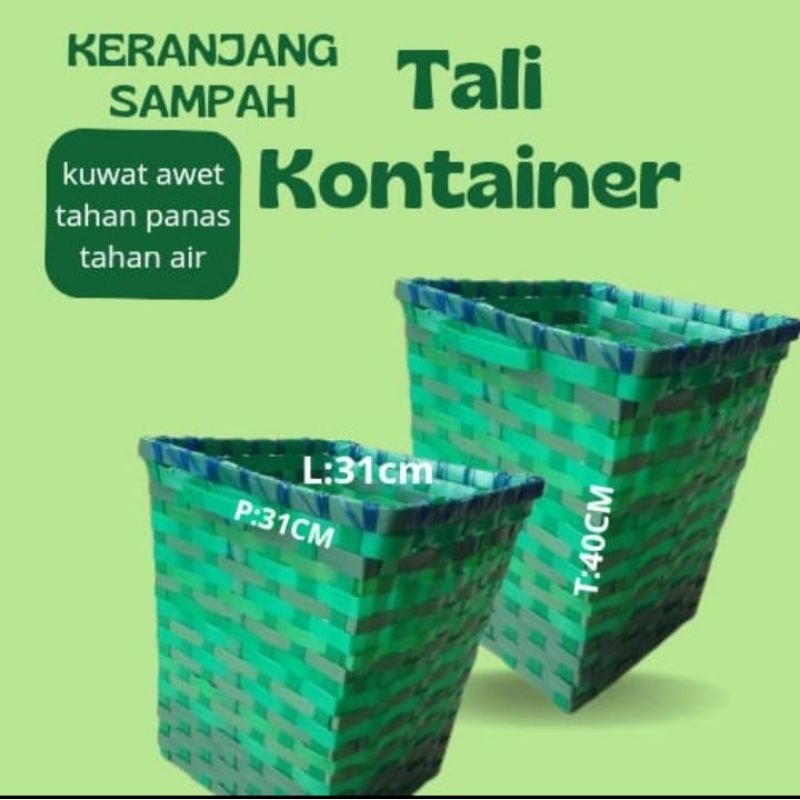tempat sampah plastik tempat sampah tali kontener kranjang sampah tali kontener kranjang plastik tal