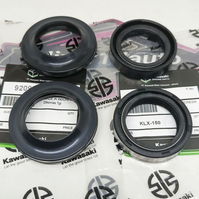 SEAL SHOCK+SEAL TUTUP ABU KLX 150 NINJA R NINJA RR ORI