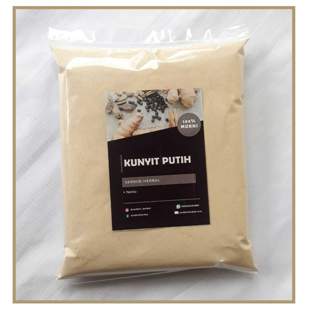 

Kunyit Putih Bubuk 100 gram / 250 gram / Serbuk Kunyit Putih Garansi Terjamin 100% Asli Murni / Simplisia Kering Kunyit Putih / Bahan Ekstrak Kunyit Putih Premium / Jamu Herbal Kunyit Putih Tradisional Tanpa Bahan Pengawet
