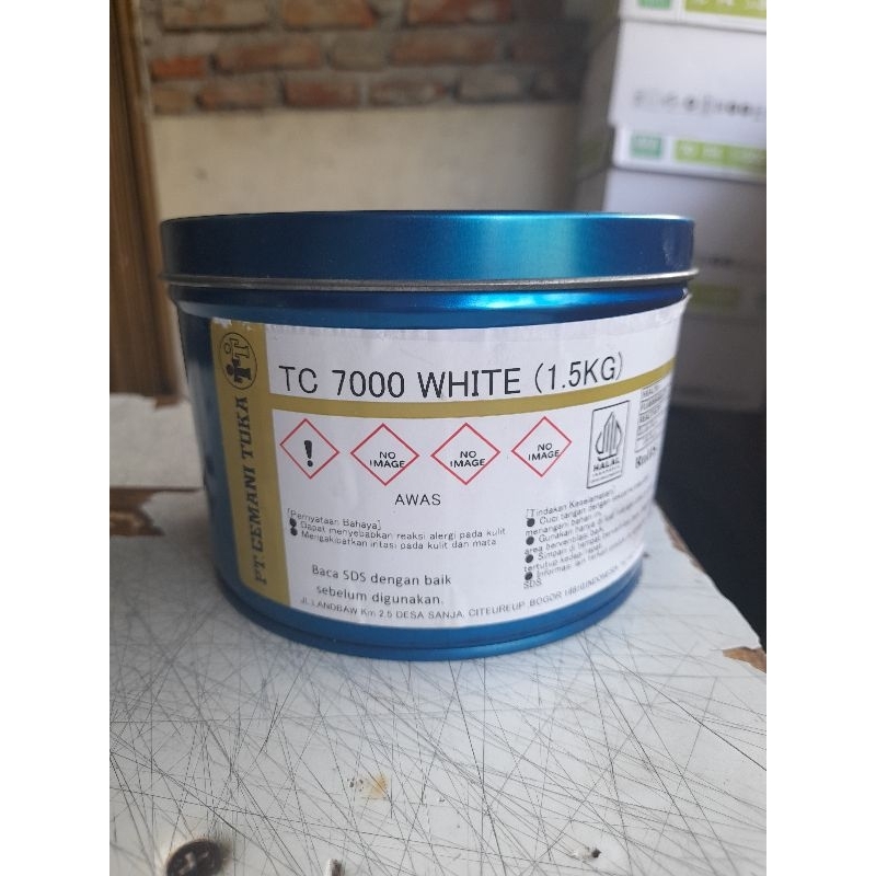 

Tinta cetak cemani toka , tc 7000 white