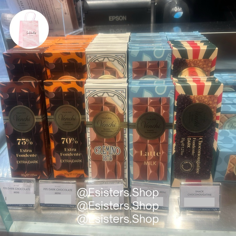 

Venchi Chocolate Italia 1878 Cokelat Venchi Coklat Dark Chocolate Milk Chocolate Cremino Import Chocolate Ori