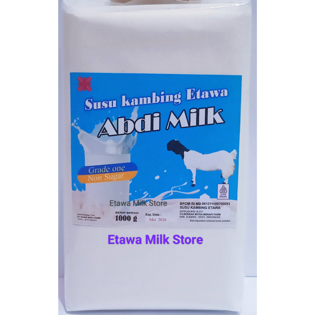 

Susu Kambing Etawa Rasa Non Sugar Grade 1 Isi 1kg