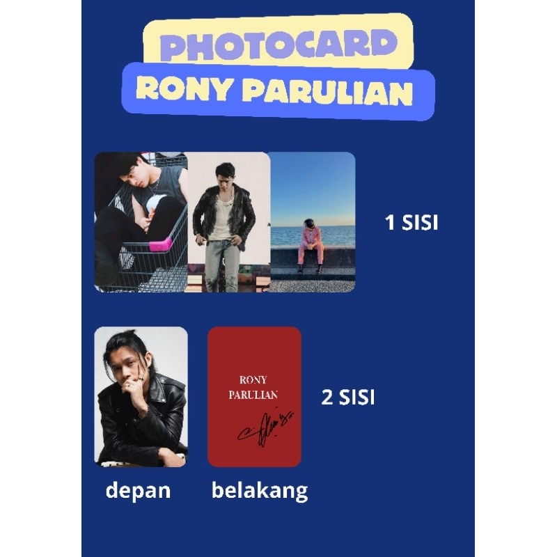 PHOTOCARD RONY PARULIAN