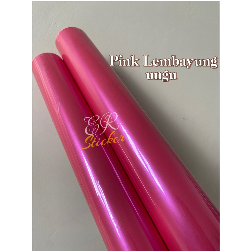 Sticker Skotlet Motor Premium Pink Flip Purple, Pink Lembayung Ungu